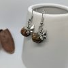 Golden Butterfly Pumpkin Earrings