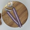 Purple and Lila Stripes Bracelet - Image 2