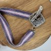 Purple and Lila Stripes Bracelet